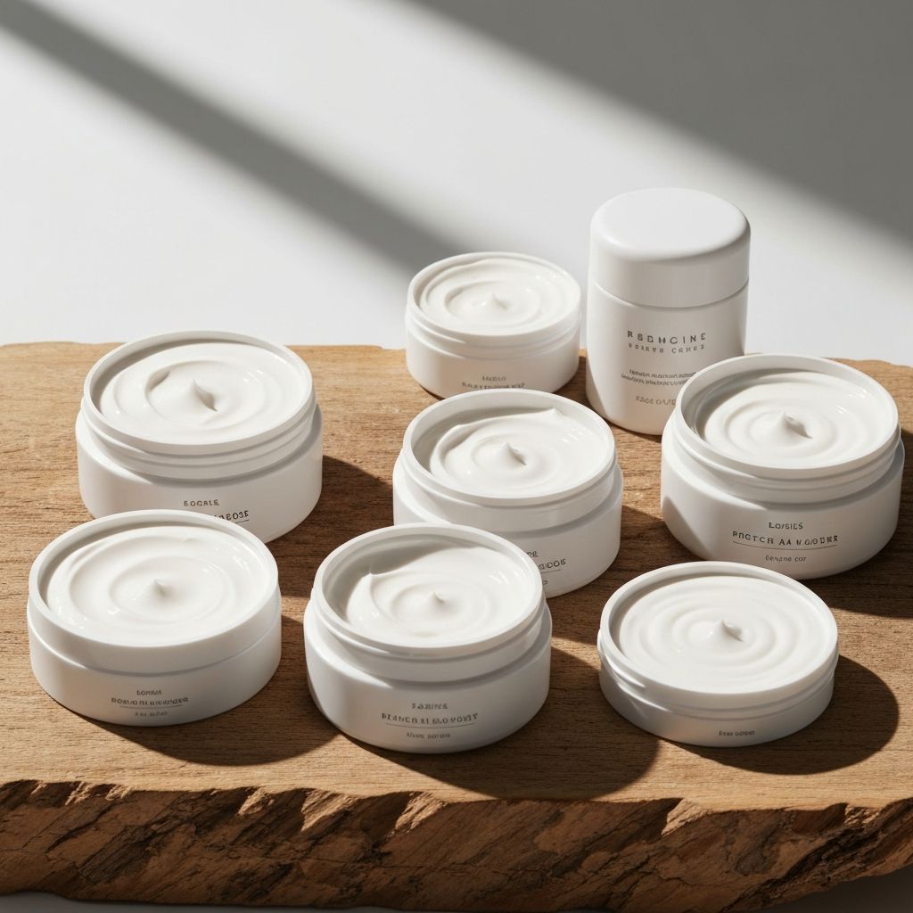 Različne vrste krem